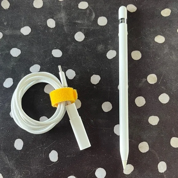 Apple Pencil 1st Gen with charging cable and adapter. - Picture 1 of 1